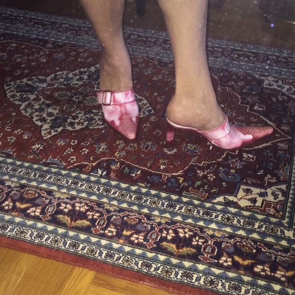 NWOT Umberto Mancini western style mules - Picture 3 of 8